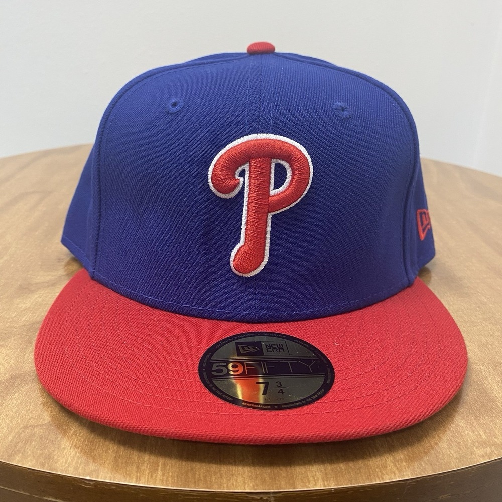 Philadelphia Phillies 7 3/4 New Era Authentic On-Field 59FIFTY Fitted Hat Blue
